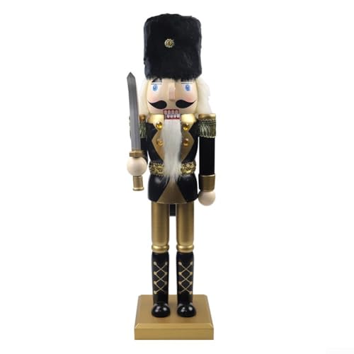 Besshepplo Weihnachten Nussknacker Holz Nussknacker Weihnachtsdekorationen Home Kamin Weihnachtsbaum Dekoration für Weihnachten Valentinstag Halloween (B) von Besshepplo