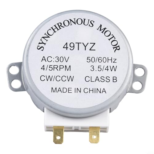D Shaft 4 RPM Microwave Turntable Motor for Panasonic Model TYJ508A7 Replacement von Besshepplo
