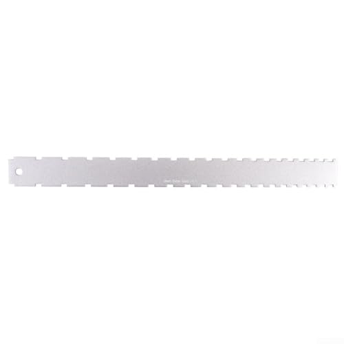 Effizientes Gitarren-Setup-Lineal mit gerader Kante für genaue Griffbrett-Überprüfung (silberfarben) von Besshepplo