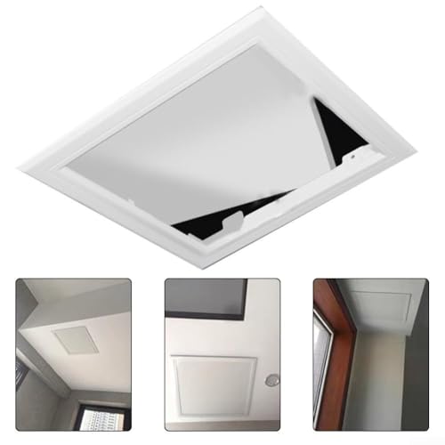 Elegante ABS-Zugangsplatte für diskreten Zugang zu Rohren und Drähten, passt zu jedem Deckendesign (350 x 350 mm) von Besshepplo