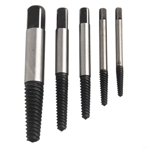 Essential Schraubenausdreher-Werkzeug-Set, 5-teilig, für effiziente Handhabung von abisolierten Befestigungselementen (B) von Besshepplo