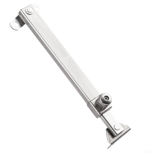 Fensteröffnungsbegrenzer mit Verriegelungsknopf bietet dreifache Haltekraft, entworfen für nach innen und außen öffnende Fensterflügel aus PVC und Metallrahmen (A) von Besshepplo