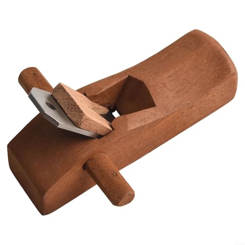 Flachhobel aus Holz, Heimwerker-Werkzeug, Handhobel für effiziente Holzformarbeiten (120 mm) von Besshepplo
