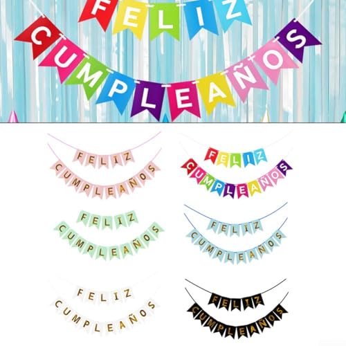 Für Mädchen Macaron Geburtstag Wimpelkette Banner Festliche Dekorationen mit Haken für einfache Installation (C) von Besshepplo