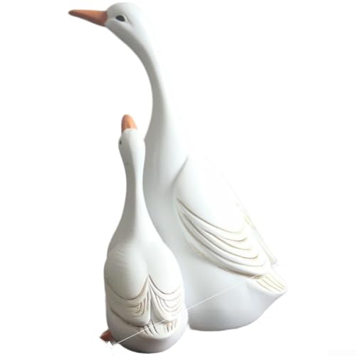 Gartenfigur aus Kunstharz, für den Innen- und Außenbereich, mit realistischer Formgebung und wetterfesten Eigenschaften (große Größe 5302) von Besshepplo