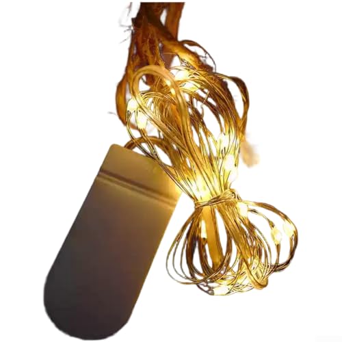 Iron Art Weihnachtsbaum-Finisher mit Stern- und Schneeflocken-Designs für Urlaubsdekoration und Tischdisplay mit Kupferdraht-Licht (G) von Besshepplo