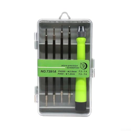 Magnetisches Bit-Set 5 in 1 Lösung für präzise Reparaturen an Uhren und Uhren (7391B) von Besshepplo