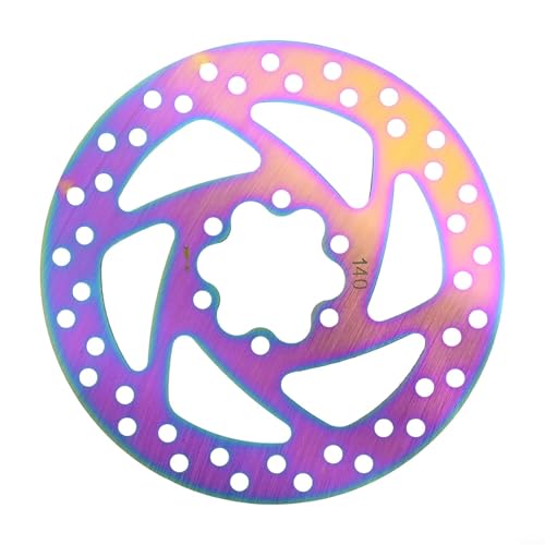 Mountainbike Ersatz-Bremsscheibe aus Edelstahl, passend für Standard-6-Bolzen-Konfiguration (1 x 140 mm Cloful) von Besshepplo