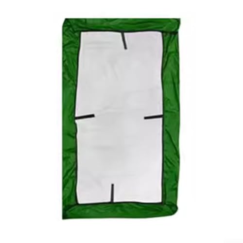 Outdoor Swing Canopy Cover Replacement Protection Against Weather Elements (Green 213x122x18cm) von Besshepplo