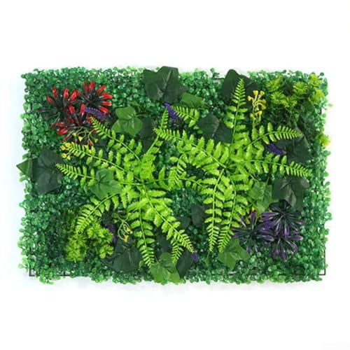 Realistische Blumenwandpaneele, 40 x 60 cm, für Gartendekoration und Geräuschreduzierung (B) von Besshepplo