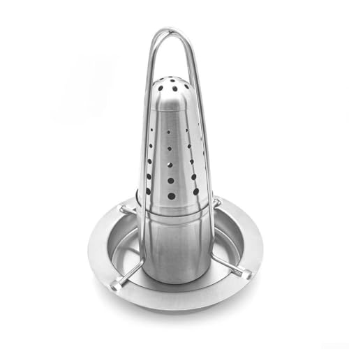 Robuster Edelstahl Hähnchenbräter Ständer Bierdosenhalter mit Pfanne für perfekt gebratene Mahlzeiten Robuster Edelstahl Hähnchenbräter Ständer Bierdosenhalter mit Pfanne für perfekt gebratene Mahlzeiten von Besshepplo