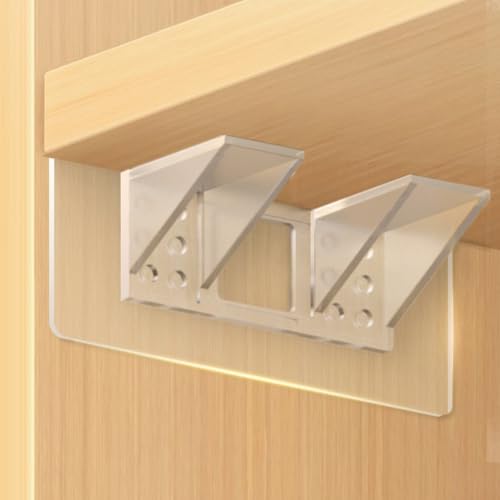 Safe and Secure Regalstütze, dreieckige Struktur, Wandgarderobe (2 Stück) von Besshepplo