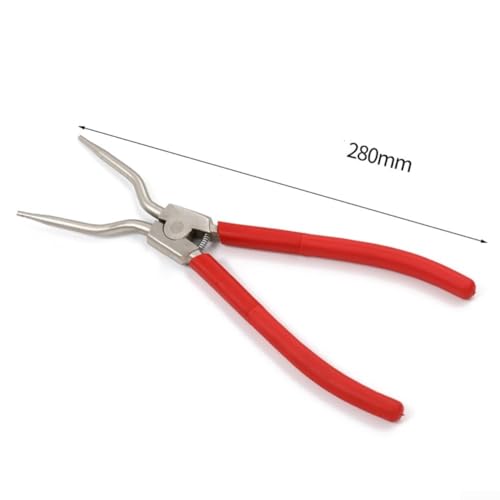 Sicherungsringzange für Waschmaschine, 27,9 cm Werkzeug für effiziente Dichtungsklemmen-Installation (rot) von Besshepplo