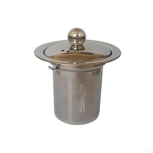 Teesieb aus Edelstahl, ideal zum Filtern von Blättern und Gewürzen in Teekannen (S-62,5 mm) von Besshepplo