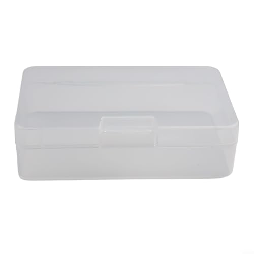 Transparente Mehrzweck-Aufbewahrungsbox mit sicherem Verschluss, hält Ihre Schrauben und kleine Gegenstände leicht organisiert (14,2 x 9 x 4,1 cm) von Besshepplo