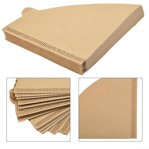 Ungebleichte braune Kaffeefilter, Größe 4, kompatibel mit 101 Kaffeemaschinen, verbessert den Kaffeegeschmack, 40 Stück Ungebleichte braune Kaffeefilter, Größe 4, kompatibel mit 101 Kaffeemaschinen, verbessert den Kaffeegeschmack, 40 Stück von Besshepplo