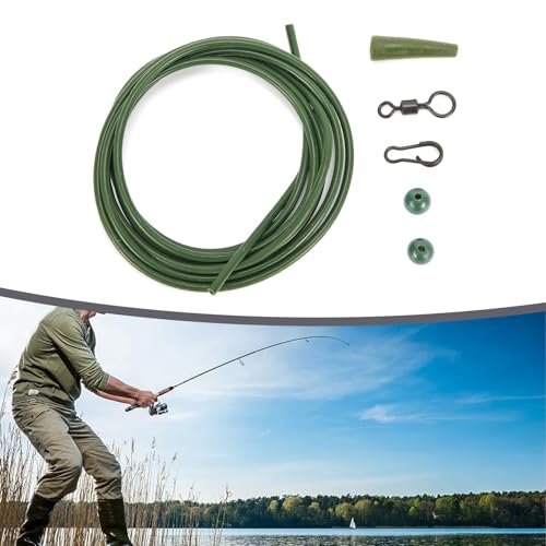 Upgrade Your Tackle Box mit 5 x vormontierten Röhren für Chod/Hubschrauber-Rigs (schwarz) von Besshepplo