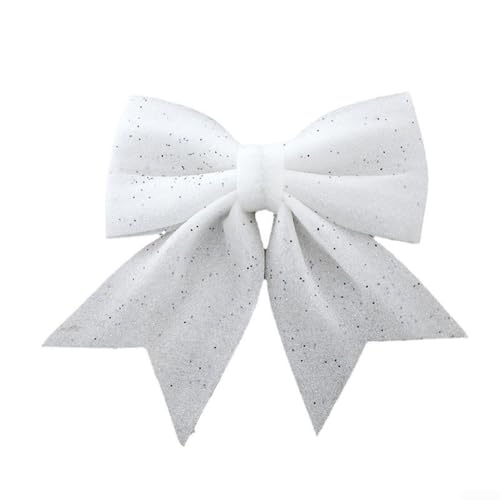 Weihnachts-Plüsch-Ornamente mit weichen flauschigen Kugeln und hohlem Holz-Sternschild für saisonale Baumdekoration und Wohnambiente (B) von Besshepplo