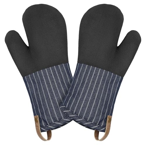 Cuisinart Heritage Kitchen Ofenhandschuhe – Hitzebeständige Küchenhandschuhe für den Ofen mit Rutschfester Neopren-Handfläche, Langer Manschette und Baumwollfüllung – langlebige Ofenhandschuhe zum Cuisinart Heritage Kitchen Ofenhandschuhe – Hitzebeständige Küchenhandschuhe für den Ofen mit Rutschfester Neopren-Handfläche, Langer Manschette und Baumwollfüllung – langlebige Ofenhandschuhe zum von Best Brands