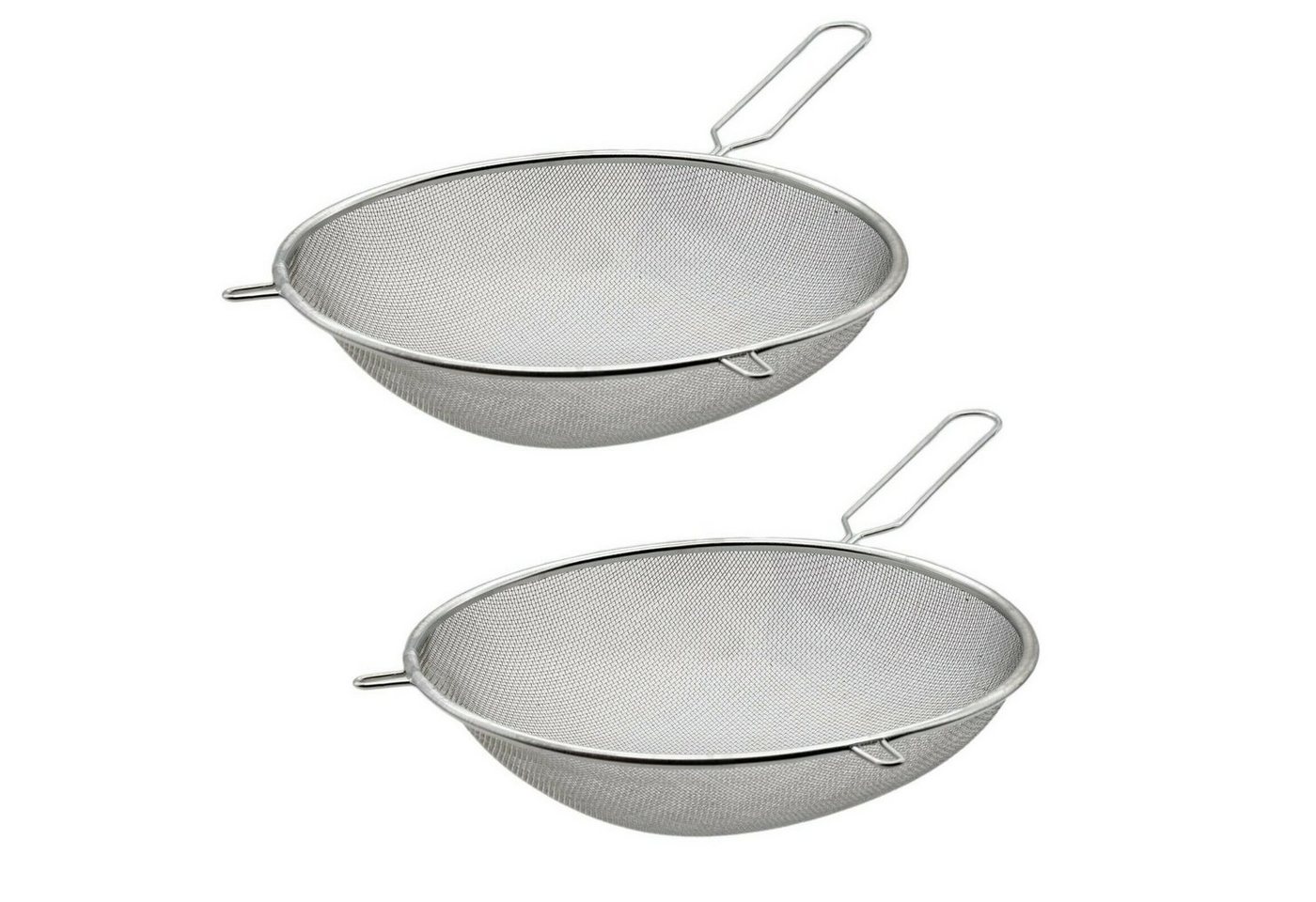 Best Choice Küchensieb 2x Küchensieb 21 cm Nudelsieb Abtropfsieb, (2-St), Metallsieb, Sieb mit Griff von Best Choice