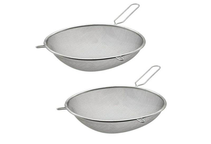 Best Choice Küchensieb 2x Küchensieb 21 cm Nudelsieb Abtropfsieb, (2-St), Metallsieb, Sieb mit Griff von Best Choice