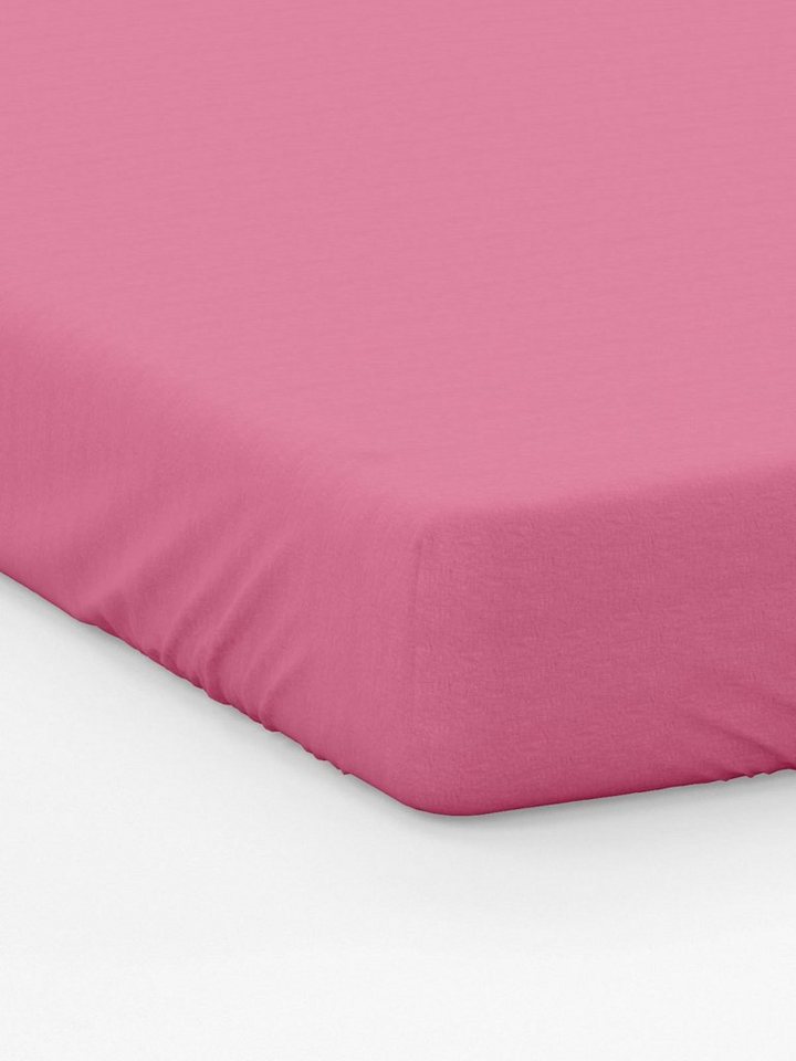 Spannbettlaken Baby Renforcé Rosa 60x120 cm| 70x140 cm bis 20 cm Steghöhe, Best Class, 100% Baumwolle, Gummizug: Rundum, (1 Stück), Weich und atmungsaktiv Bettlaken aus natürlicher Renforcé-Baumwolle von Best Class