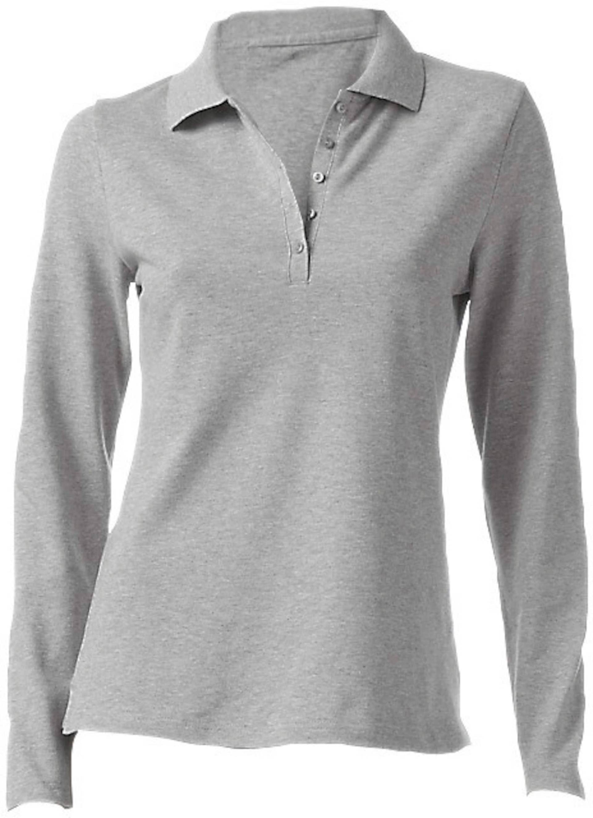 Langarm-Poloshirt von heine