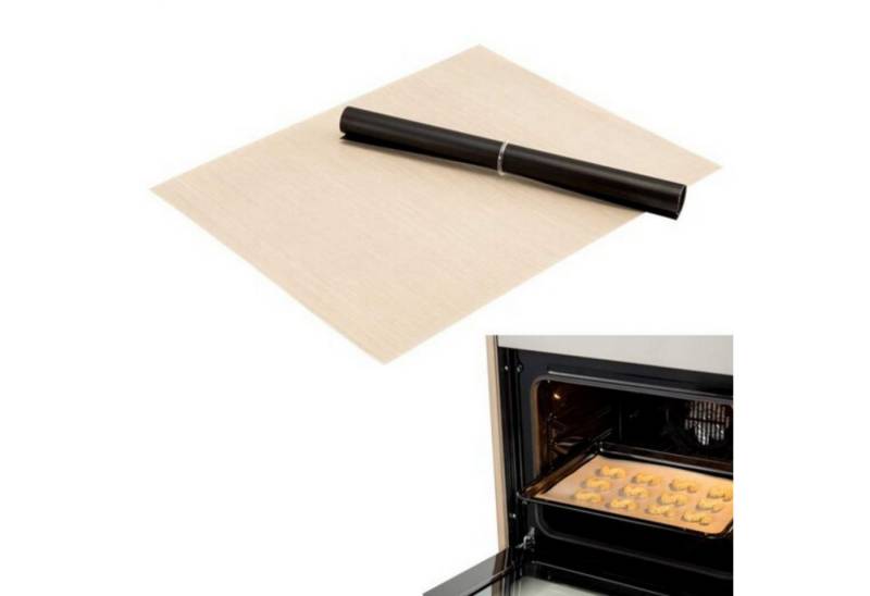 Best Direct® Backmatte Handy Roast®, Fiberglas (Spar Set, 2-tlg., 1er oder 2er Pack), Set wiederverwendbare Backmatte und Grillmatte, zuschneidbar von Best Direct®