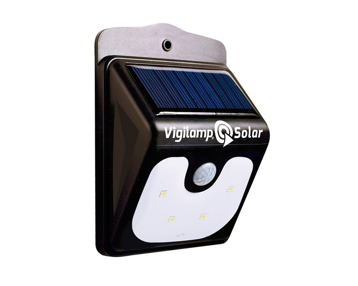 Best Direct® LED Solarleuchte Vigilamp Solar, 3, LED fest integriert, Warmweiß, mit Bewegungssensor, Außenleuchte für den Garten IP 44 von Best Direct®
