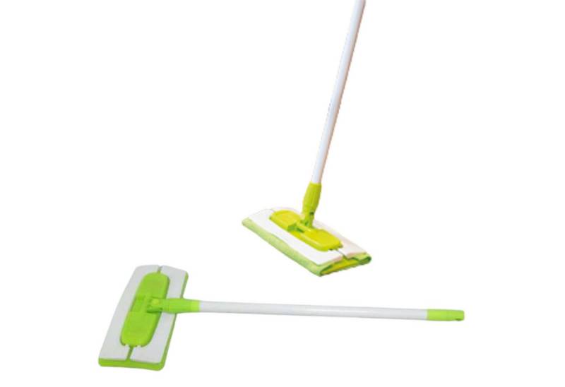 Best Direct® Wischmopp Clip Mop, beutellos, Bodenwischer Teleskopstiel, Nutzung mit Mikrofasertuch, universal von Best Direct®