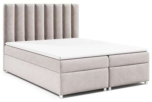 Best For Home Boxspringbett Trinity K-10 Bonellfederkern inkl. Topper, mit Lieferung, Aufbau & Entsorgung von Best For Home