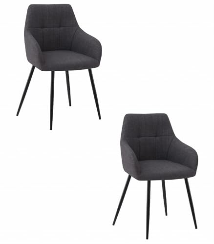 Best For Home Stuhl (Graphit, 2er-Set) von Best For Home