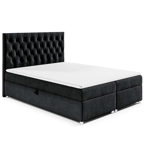 Best For Home Trinity K14 Boxspringbett mit 7-Zonen Bonell-Federkernmatratze | Boxspringbett 200x200 | Boxsprintbett mit Matratze Und Stauraum | Polsterbett 200x200 - Lieferung bis Bordsteinkante Best For Home Trinity K14 Boxspringbett mit 7-Zonen Bonell-Federkernmatratze | Boxspringbett 200x200 | Boxsprintbett mit Matratze Und Stauraum | Polsterbett 200x200 - Lieferung bis Bordsteinkante von Best For Home