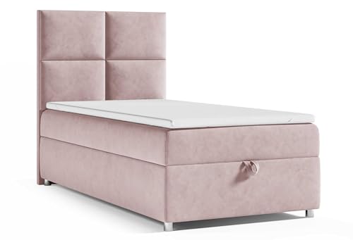 Best For Home Trinity K2 Boxspringbett Single Bonellfederkern | Boxspringbett mit Matratze und Topper | Boxspringbett 90x200 mit Bettkasten| Einzelbett | Polsterbett - Lieferung an die Bordsteinkante Best For Home Trinity K2 Boxspringbett Single Bonellfederkern | Boxspringbett mit Matratze und Topper | Boxspringbett 90x200 mit Bettkasten| Einzelbett | Polsterbett - Lieferung an die Bordsteinkante von Best For Home