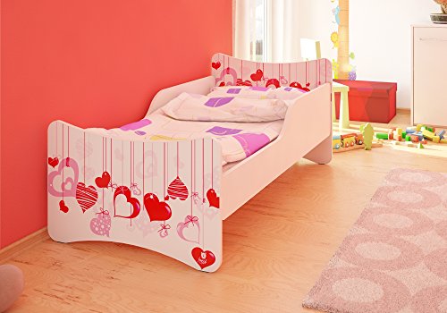 Best For Kids Kinderbett mit Schaummatratze mit TÜV Zertifiziert 70x140 cm von Best For Kids