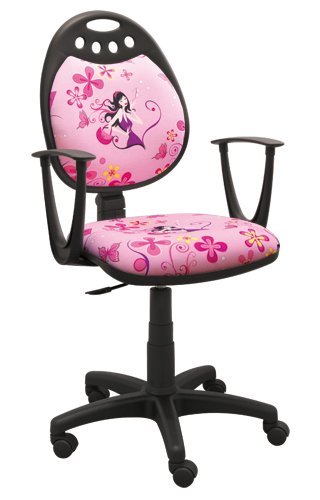 Best For Kids Kinderschreibtischstuhl Kinder-Drehstuhl Super 4 Design Model Princess (Princess Lady) von Best For Kids