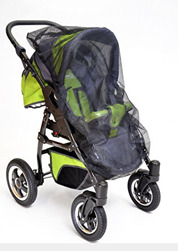 Best For Kids Universal-Insektenschutz passend für Kinderwagen, Sportwagen, Jogger, schwarz von Best For Kids