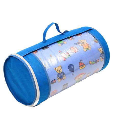 Kinderbettmatratze, Babymatratze 70x140 cm Kinder Rollmatratze mit Reisetasche - Bezug 100% kuschelweiche Baumwolle von Best For Kids