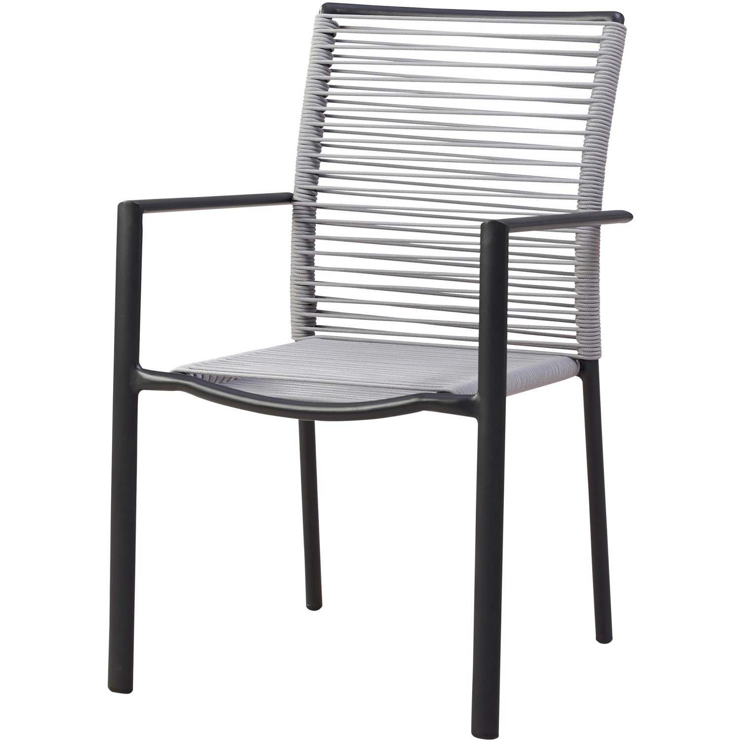 Best Dining-Sessel Vincenza 55 cm x 62 cm x 89 cm Anthrazit/Grau von Best Freizeitmöbel