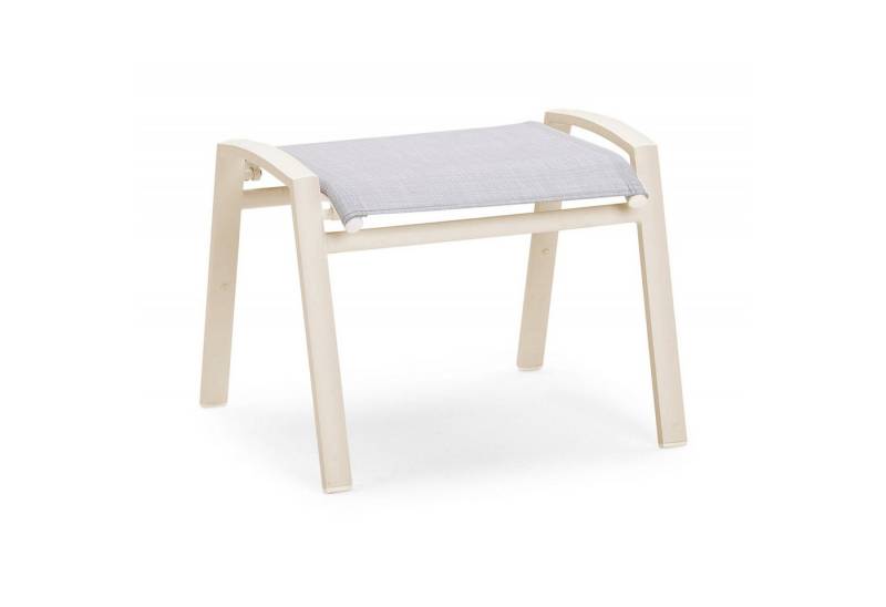 Best Freizeitmöbel Gartenlounge-Hocker Best Cavalese Hocker Gartenhocker für Klappstuhl Sand 59 x 51 x 45 cm von Best Freizeitmöbel