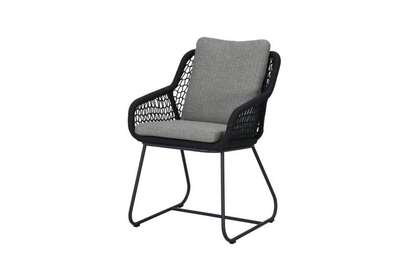 Best Freizeitmöbel Gartenstuhl Best Ravello Dinning Sessel Gartenstuhl mit Armlehnen Anthrazit 58 x von Best Freizeitmöbel