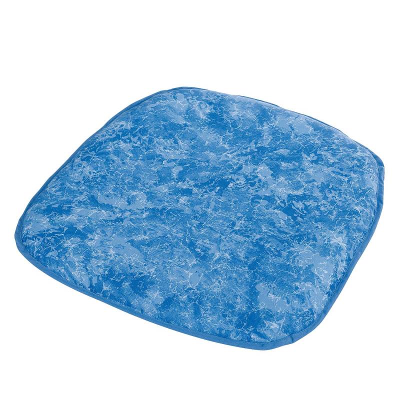 Best Freizeitmöbel Sitzkissen Maidstone 43x5x43 cm (BxHxT) Blau Baumwollstoff von Best Freizeitmöbel