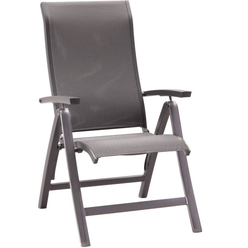 Best Klappsessel Larino 2 Stk. 62 cm x 68 cm x 110 cm Anthrazit Matt von Best Freizeitmöbel