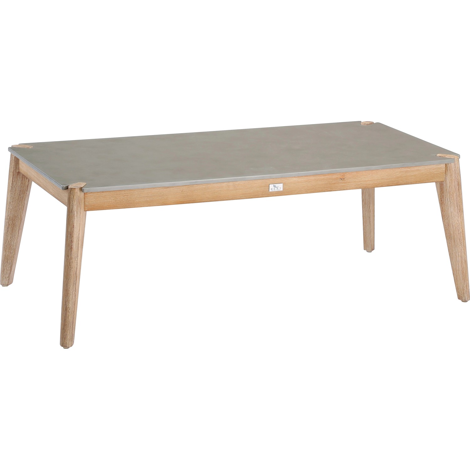 Lounge Tisch Samos 120 cm x 60 cm Grandis-Betongrau von Best Freizeitmöbel