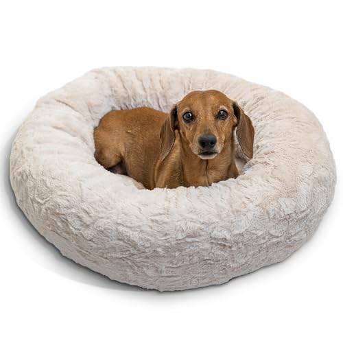 Best Friends by Sheri The Original Calming Donut Hunde- und Katzenbett in Lux-Fell, Größe S, 58 x 58 cm Best Friends by Sheri The Original Calming Donut Hunde- und Katzenbett in Lux-Fell, Größe S, 58 x 58 cm von Best Friends by Sheri