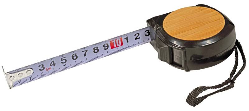 Best Offer Rollbandmaß Hochwertiges Stahlbandmaß 3m / mit Handschlaufe, Dauerstopper und Gürt von Best Offer