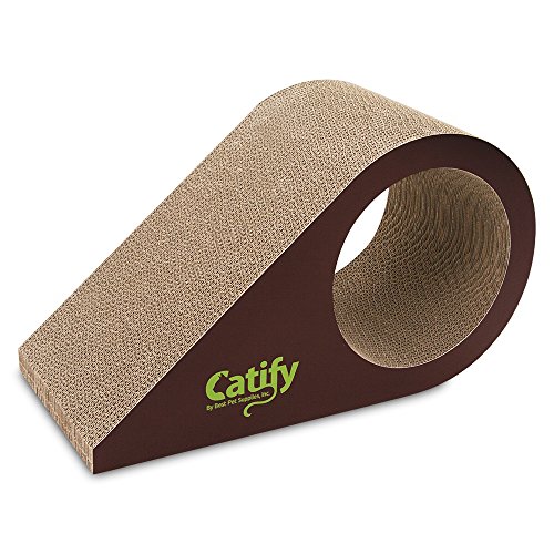 Best Pet Supplies Catify Katzenkratzer aus Karton mit Katzenminze von Best Pet Supplies