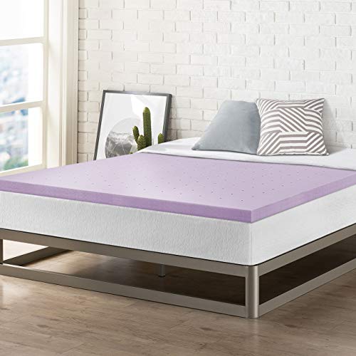 Mellow Matratzenauflage, Memory-Schaum, Lavendel, Queensize-Bett von Best Price Mattress