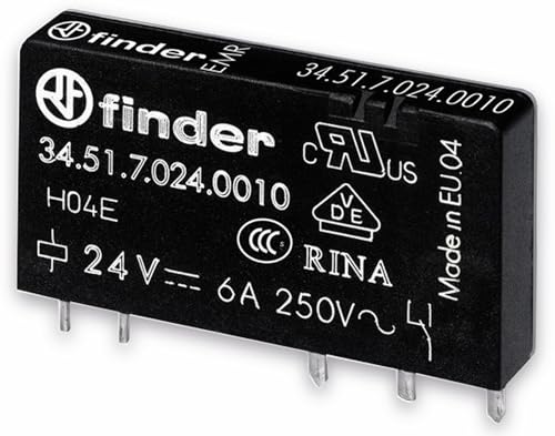 Finder 34.51.7.024.5010 Steck-/Printrelais Finder 34.51.7.024.5010 Steck-/Printrelais von Best Price Square