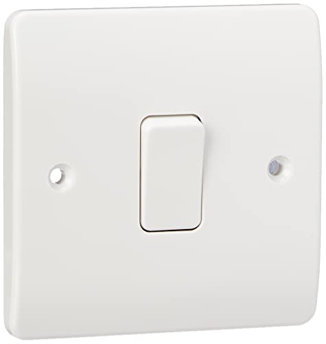 MK Logic Plus k4871 Einpoliger Schalter 2 Positionen 10 A weiß 1 Modul von Best Price Square